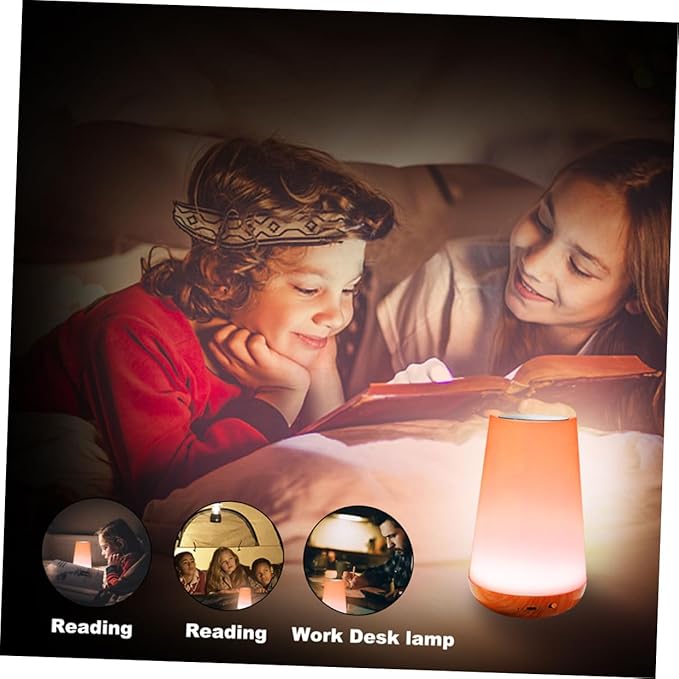 UPKOCH 1set Colorful Touch Atmosphere Lamp Night Light for Bedroom Tabletop Vibe Light for Living Room and Study Home Decoration