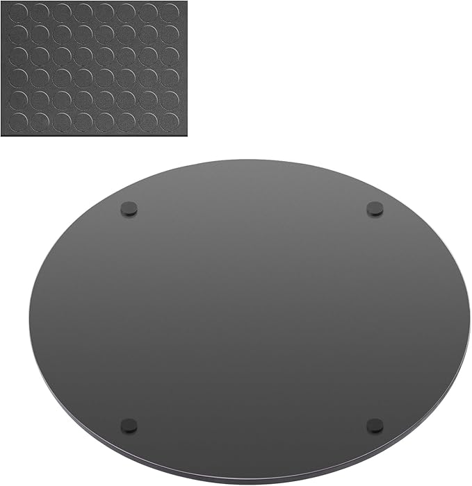 Mymonfif 12" Mirror Centerpieces, Set of 12 Round Mirrors for Centerpieces, 2mm Glass Mirror Plates, Mirror Tray, for Wedding Table, Party Decorations, Candle Plate Set, Craft, Christmas Decorations