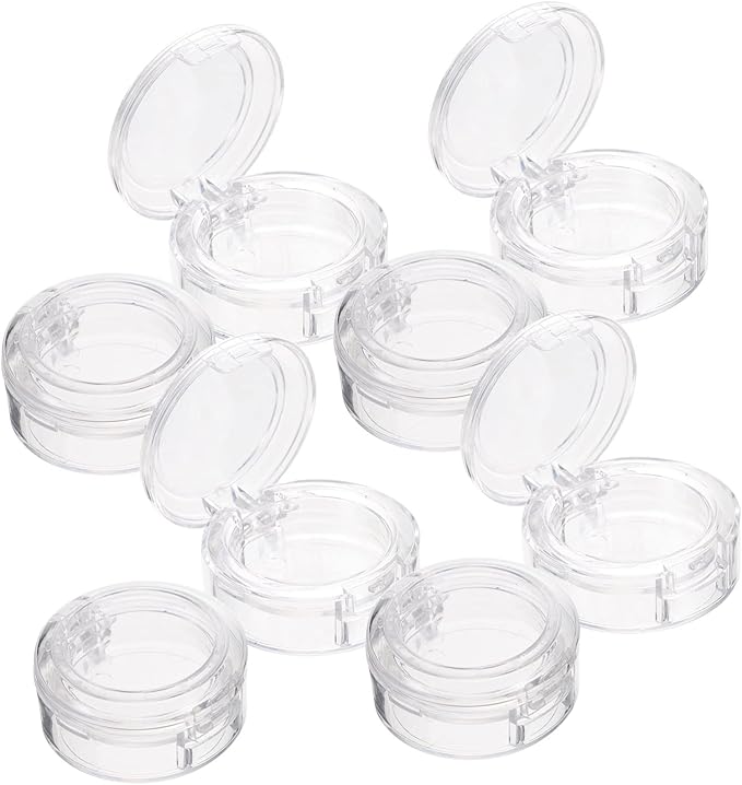8pcs Box Eyeshadow Containers Makeup Organizer for Vanity Eyeshadow Case Holder Makeup Organiser Eyeshadow Compact Case Eyeshadow Palette Eyeshadow Pot Cosmetics Makeup Case Abs
