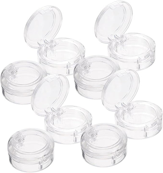 8pcs Box Eyeshadow Containers Makeup Organizer for Vanity Eyeshadow Case Holder Makeup Organiser Eyeshadow Compact Case Eyeshadow Palette Eyeshadow Pot Cosmetics Makeup Case Abs