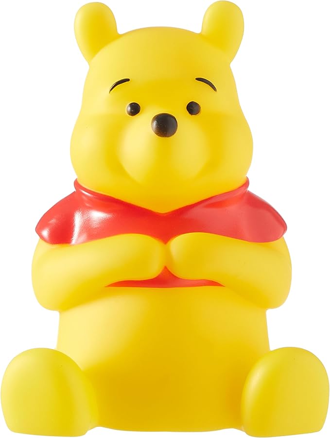 Disney Winnie The Pooh Squishy Mood Night Light 6" LED Soft Mood Lamp for Decor, Kids Bedrooms, Collectors & Gift Giving