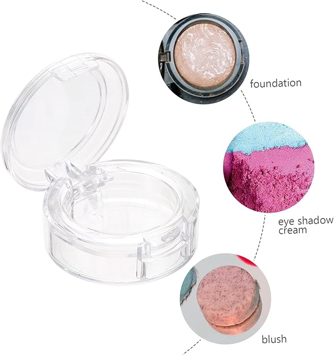 8pcs Box Eyeshadow Containers Makeup Organizer for Vanity Eyeshadow Case Holder Makeup Organiser Eyeshadow Compact Case Eyeshadow Palette Eyeshadow Pot Cosmetics Makeup Case Abs