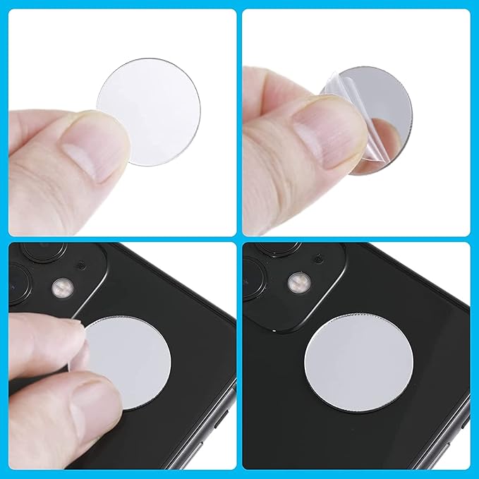 Jetec 40 Pieces Mini Size Round Mirror Small Round Mirror Adhesive Tiles Home Decoration for Crafts and DIY Projects Supplies(3 Inch, 4 Inch, 5 Inch)