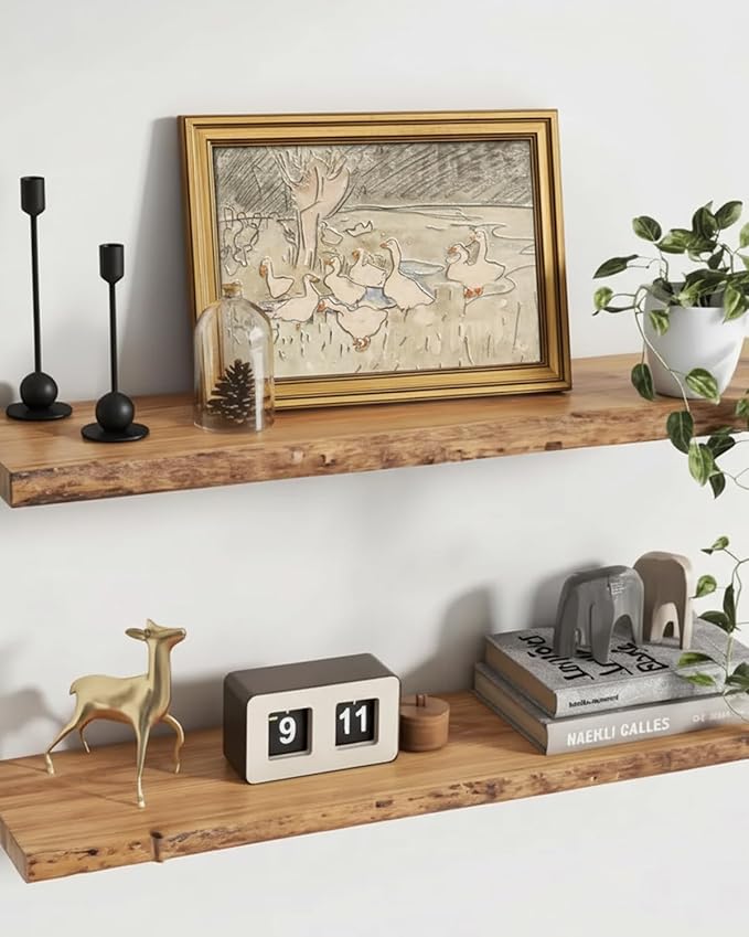 InSimSea Gold Framed Canvas Prints Textured Wall Art, 3D Embossed Vintage Decor, Farmhouse Nursery Duck Paintings, Rustic Cute Duck Wall Decor for Bedroom Living Room Shelf, 12x16inch