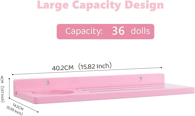 PHOENANCEE for Tonies Shelf Magnetic,for Toniebox Figures Storage Display Shelf 30-36 Character,Wall Floating Shelves Wooden,Compatible Charging Station for Children Kid's Room,Oak,1 Tier