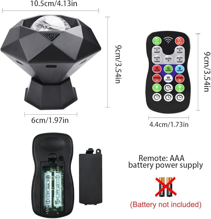 Northern Galaxy Light Projector Star Night Light with Timer and Remote Control for LED Star Projector for Ceiling Bedroom Decoration Party
