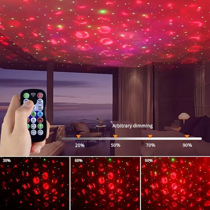 Star Projector, Galaxy Projector Night Light with Timer and Remote Control for Adults LED Star Projector for Ceiling Bedroom Decoration Party