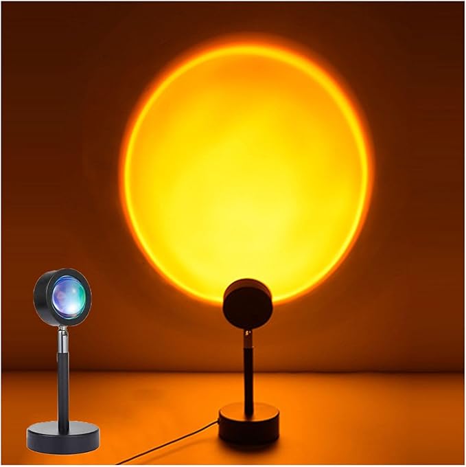 Sunset lamp Projector Sunset lamp Sunset Light, Dawn Light, Photography Atmosphere Light, Various Styles, Suitable for Living Room and Bedroom /340