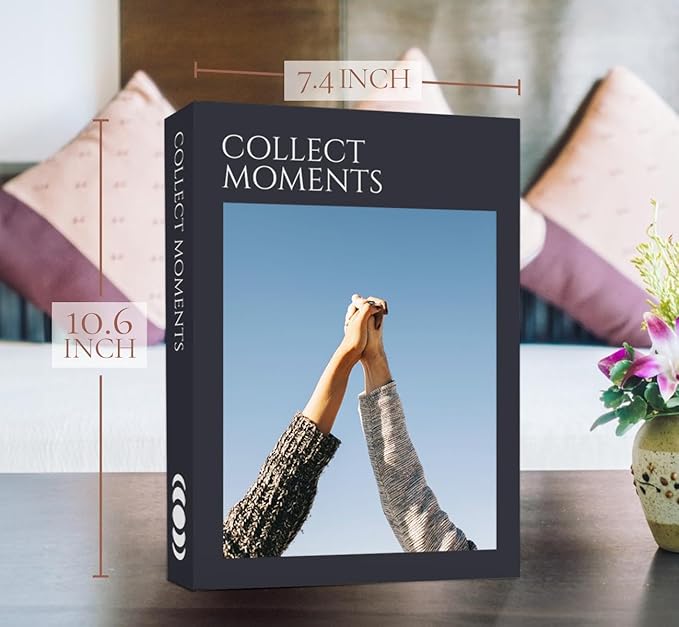 Decorative Books Set of 3 – Faux Book Storage, Book Decor for Coffee Table and Modern Home Decor