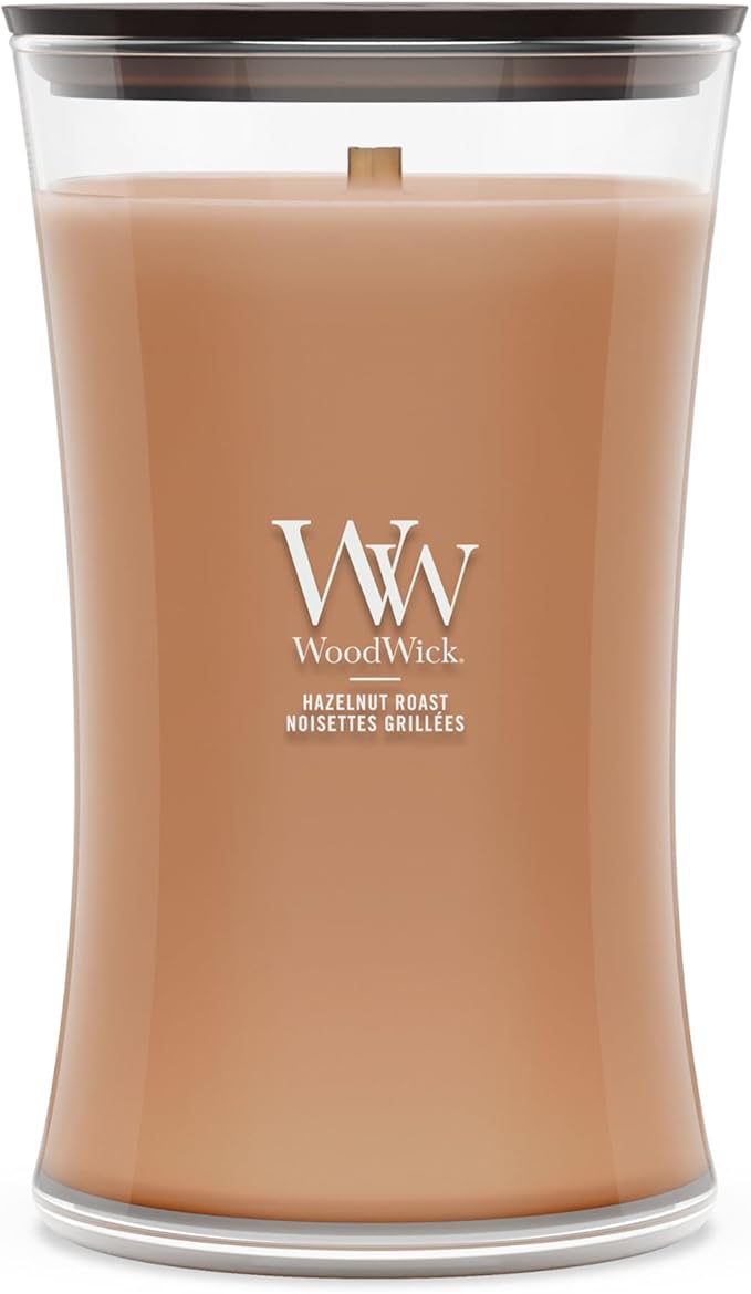 WoodWick | Large Candle | Hazelnut Roast | Great Gift for Women