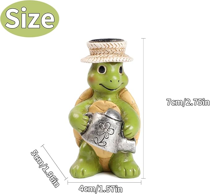 Turtle Incense Holder for Sticks and Incense Cone Holder, Mini Resin Turtle Figurines Incense Stick Holder, Cute Incense Burner for Yoga Meditation Home Office Decor,Turtles Gifts for Women (Set of 3)