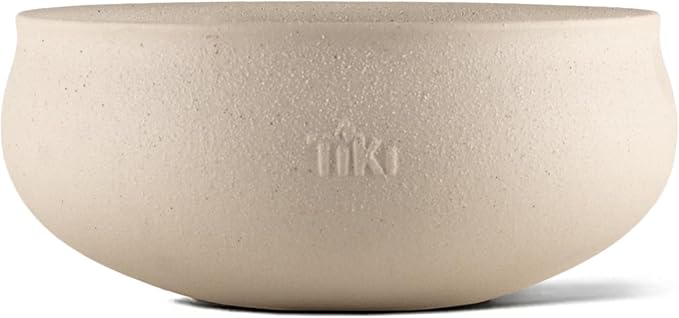 TIKI Citronella Candle 2-Pack – 7-Inch White Wax Bowl with Concrete Finish – Outdoor Decorative Candles for Patio, Deck, Garden, Backyard & Camping