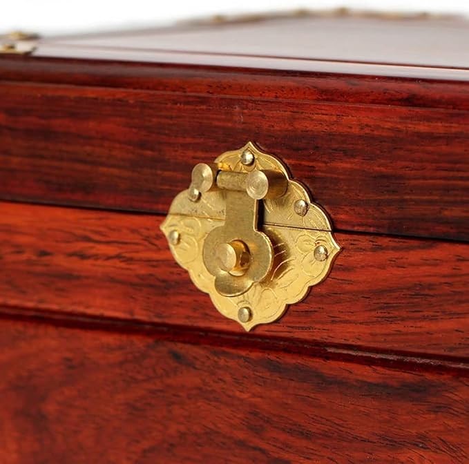 Makeup Organizers Chinese Retro Jewelry Box Storage Box Cosmetic Box Ring Earring Necklace Bracelet Watch Small Jewelry Storage Box Jewelry Box Jewelry Case