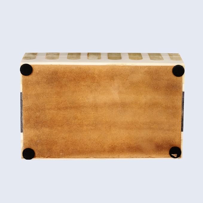 Handicrafts Home Decorative Keepsake Box 8x5 – Small Organizer Box with Lid, Boho Decorative Storage, Retro Memory Box, Unique Coffee Table Décor, Jewelry or Trinket Box, Modern Shelf Decorative Box