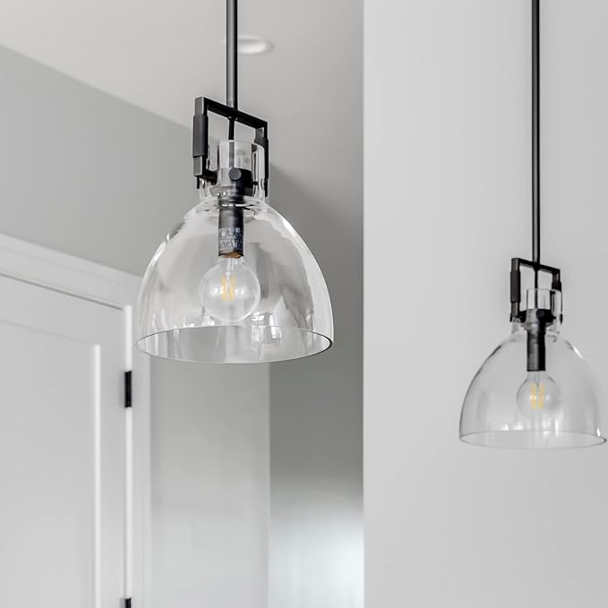Maxxima G25 LED Light Bulb Globe Filament Bulb - 40 Watt Equal, 500 Lumens 2700K Warm White, E26 Standard Edison Vanity Bulb, Great for Kitchen, Living Room, and Bathroom, Non-Dimmable, 120V - 6 Pack