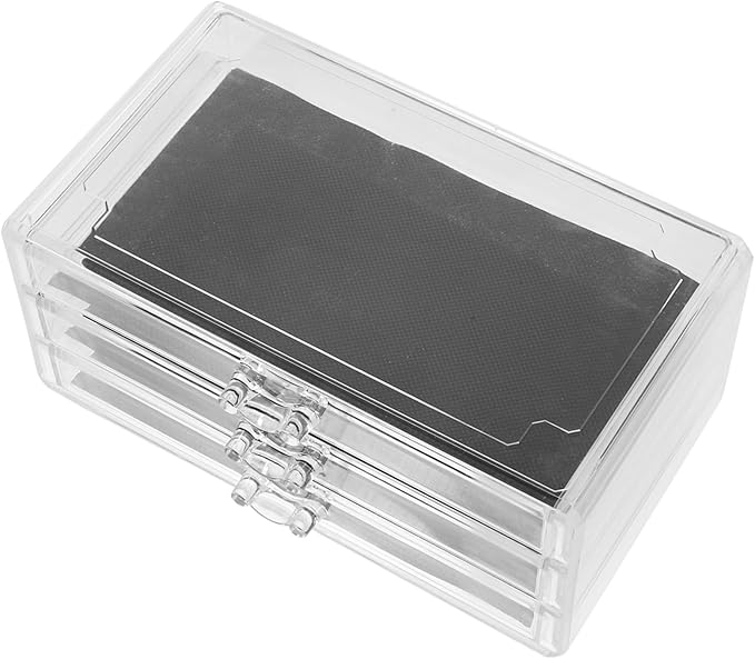 Beaupretty Acrylic Nail Art Storage Box Drawer Makeup Organizer Tiered Manicure Accessory Container for Salon Use Nail Decoration Holder