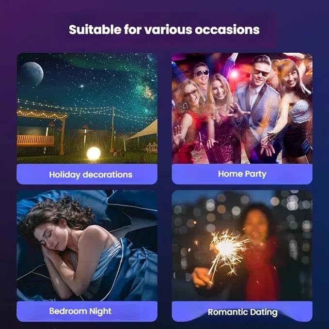 Astronaut Aurora Galaxy Projector, 360° Rotating Star & Moon Night Light with White Noise, Music Sync, Remote & Timer, LED Mood Lamp for Bedroom, Kids Room Decor, Gift for Boys Girls