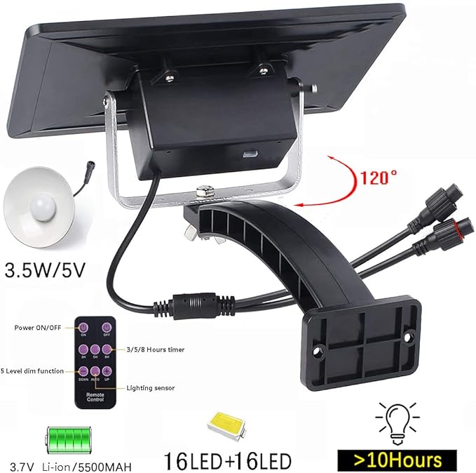 ABZXT Solar Pendant Lights Upgraded Double Bulb Lights IP65 Waterproof Dusk to Dawn Auto Lamp with Remote Controller for Outdoor Shed Barn Chicken Coop Bullpen Pig Pen Stables Tents etc(Dual Lamp)
