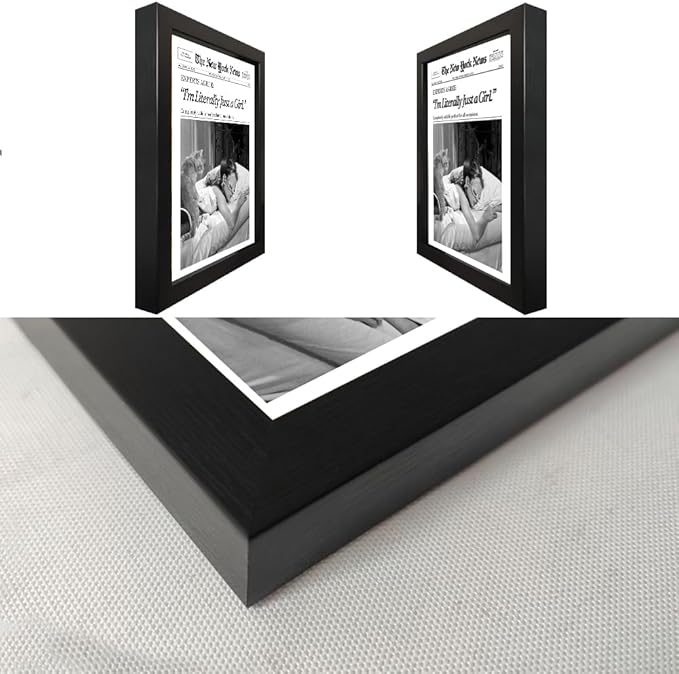 Vintage Black And White Wall Art Newspaper Posters Trendy Wall Art Framed I'm Literally Just a Girl Poster Print Trends New York Wall Decor for Bedroom Fashion Aesthetic Canvas Picture
