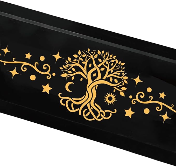 Tree of Life Display Stand, Wooden Crystal & Jewelry Holder Organiser for Necklaces, Keyrings, Stones, for Home Decor, Market Stall and Craft Fair Showcase