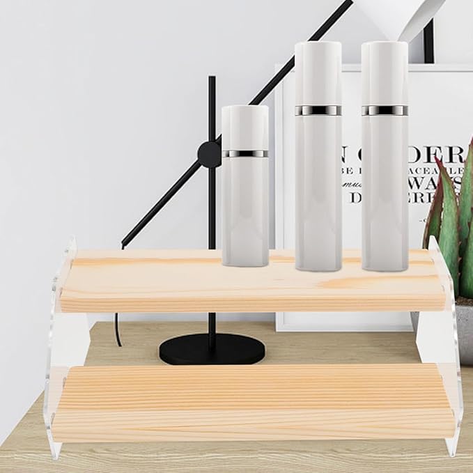 SEWACC Dessert Rack Wide Cake Storage Display Shelf for Office Makeup Organizer and Party Serving Tray Multi-Space for Cupcakes Snacks Candies and Fruit