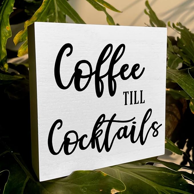 Inspirational Christian Decor, God Is Within Her, She Will Not Fall" Wood Sign, Rustic Farmhouse Wooden Plaque for Home, Desk, Coffee Bar