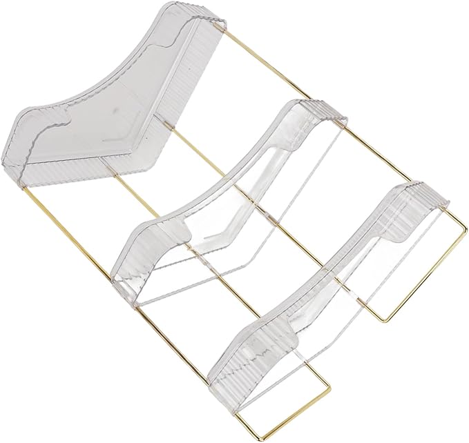 Fabater Corner Makeup Bathroom Organizer Modern Easy Access Makeup Organizer Rack for Bedroom (Transparent)