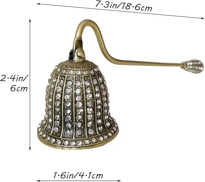 Candle Snuffer, Unique Candle Extinguisher Snuffer, Decorative Candle Extinguisher Metal Candle Tool