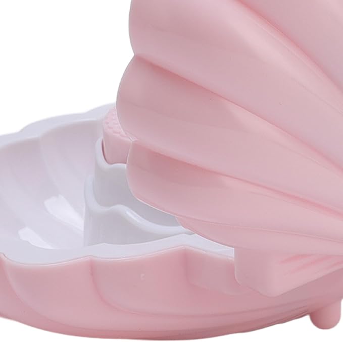 Ballet Jewelry Box with Music Dancing Ballerina Jewelry Organizer with Makeup Mirror for Girls Kids Birthday Retro Design (Light Pink)