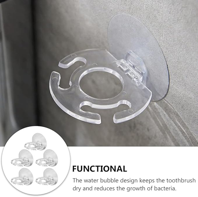 Kids Clothes Hangers 5pcs Toothbrush Holders Wall Mounted Toothbrush Rack Stainless Steel Bathroom Toothbrush Organizer Make Up Brush Holder for Home Hotel Kids Clothes Hanger Hooks