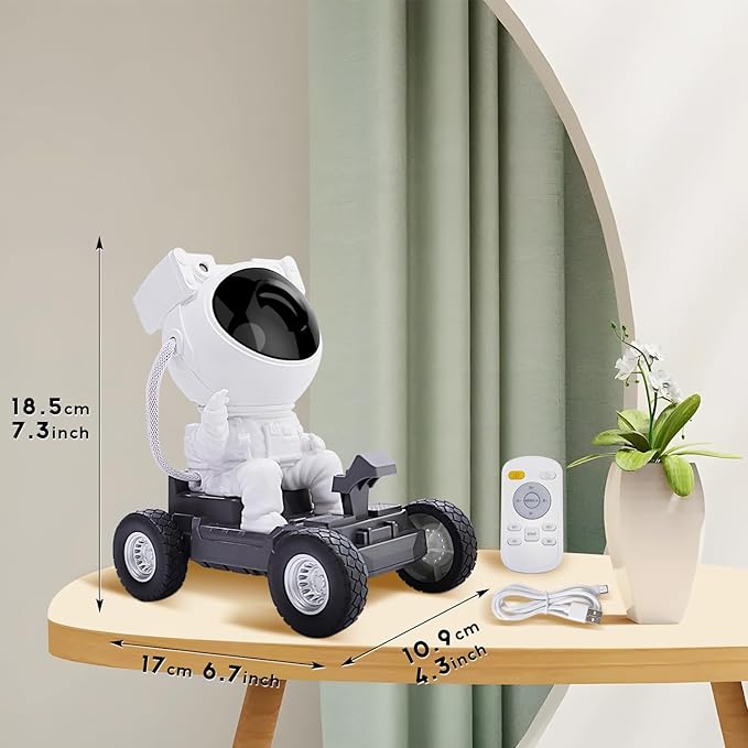 Astronaut Space Man Buddy Projector, 360° Star Projector Galaxy Nebula Light Sky LED Night Light Space Starlight Spaceman Lamp Gift for Kids Adults Bedroom Ceiling Room Decor