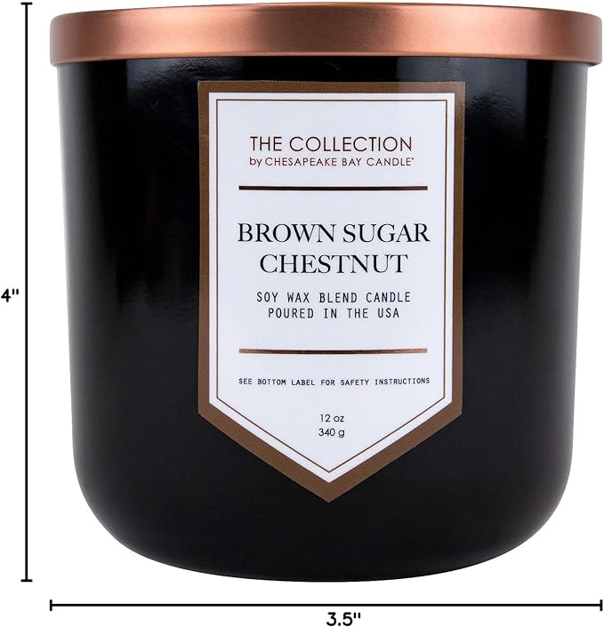 Chesapeake Bay Candle The Collection Two-Wick Scented Candle Brown Sugar Chestnut Medium Jar