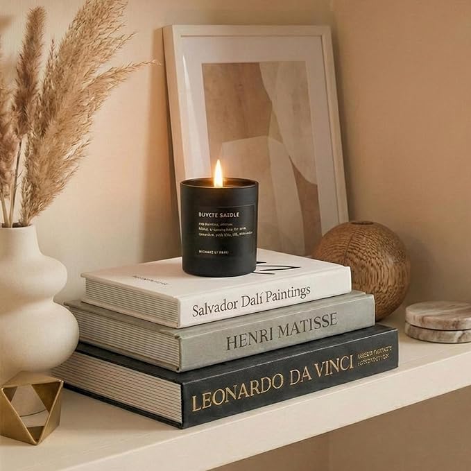 Elegant Linen Set of 3 Decorative Books for Home Decor Large Faux/Fake Books For Decoration Aesthetic Minimalist Coffee Table Décor Mantle Shelf Modern Entryway Table Bookshelf Storage Boxes