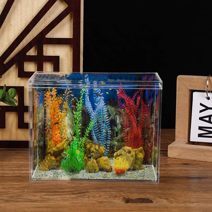 KissYou Acrylic Display Box Large Clear Box with Lid Acrylic Storage Contanier for Makeup Organizer Plastic Cubes Container Graduation Wedding Birthday Candy Boxes Party Decoration