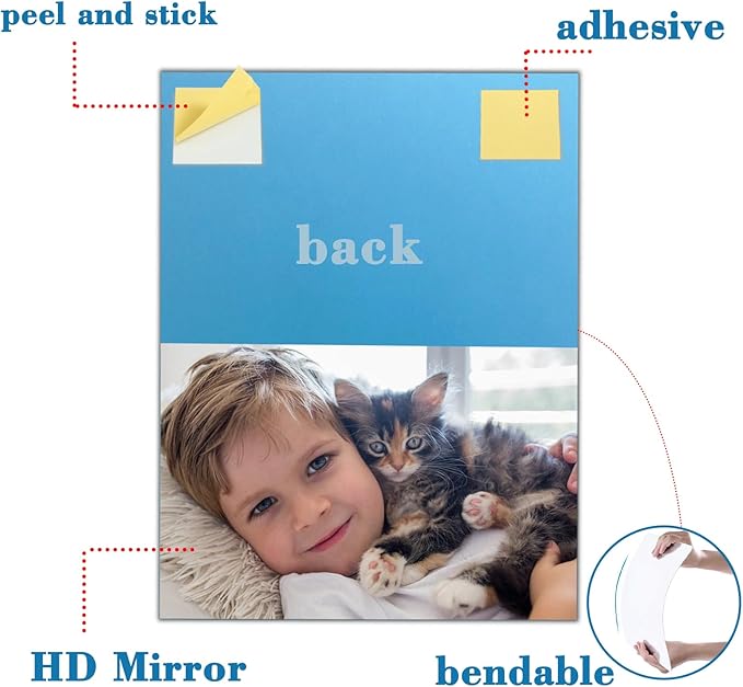 3PCS Mirrors Tiles 18" L x 12" W Gym Mirrors Wall Mounted Mirror Bendable Acrylic Frameless Full Length Mirror Tiles for Home Gym Bedroom Door & Bathroom