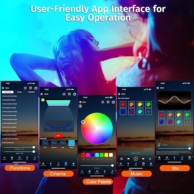 Neroupe Upgraded Sunset Lamp Projector with APP Control, Endless Color Changing Led Lamp Night Light, Mood Lighting Sunlight Sunset Lamps for Bedroom Decor/Room Decor/Living Room/Christmas Gifts/Party