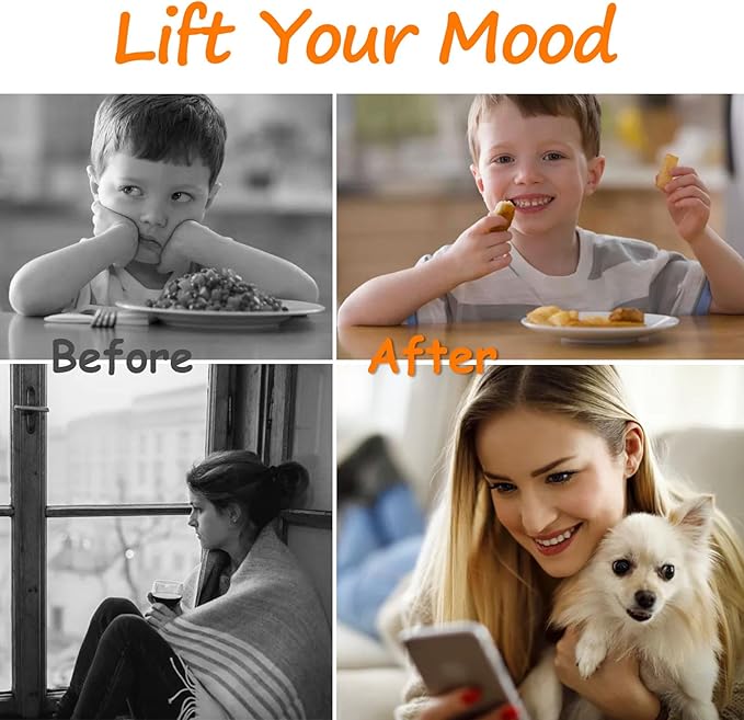 Light Therapy Lamp 10,000 Lux Happy Sunlight Lamps UV-Free with 3 Color Temperatures, Adjustable Brightness,Timer & Memory Function, Sun Lamp, Full Spectrum Light for Home, Office