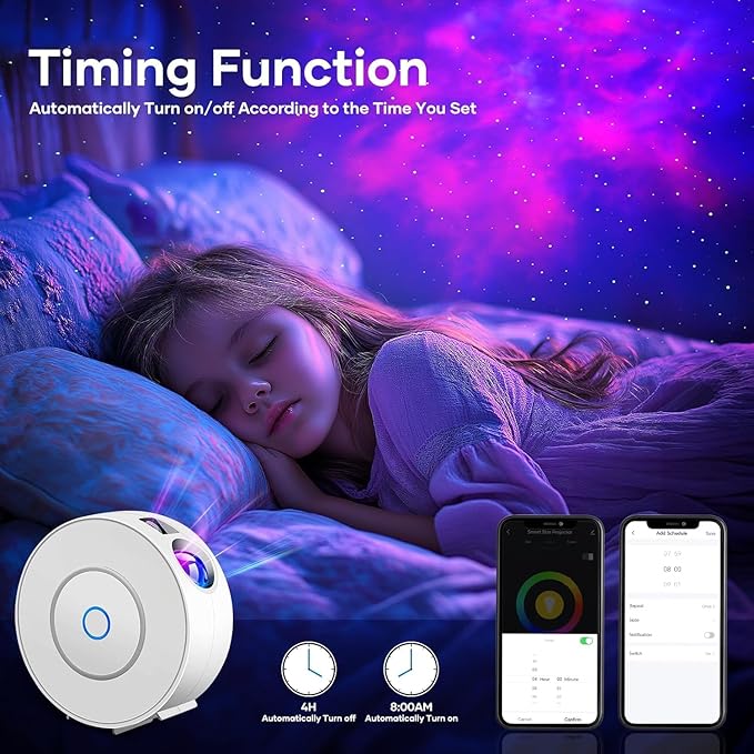 Rare Blue Laser Star Projector with Remote Control,Premium ABS Build & HD Lens, Ultra-Soft Realistic Nebula, Dimmable 16M Colors for Bedroom/Game Room/Party(Blue Stars)