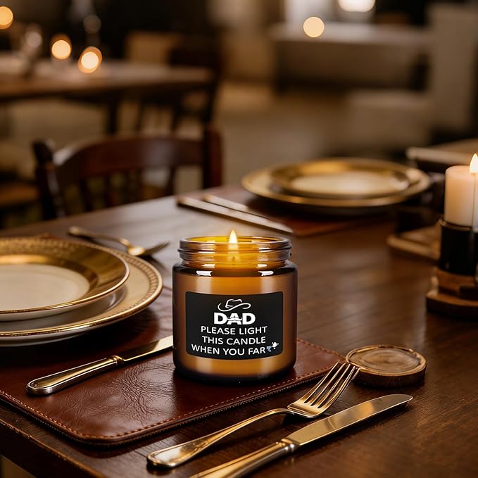 12-Pack Amber Jar Scented Candles, 3.5oz, Natural Soy Wax and Premium Essential Oils. Gift for Father’s Day, Ideal for Study Home & Office Aromatherapy.