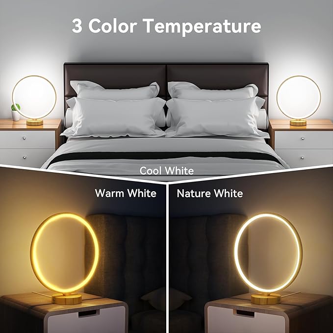 Doraubia 2 in 1 Light Therapy & Desk Lamp - 10000 Lux Sun Lamp with Dual Controls, 4 Timer, Dimmable, 3 Color Temperatures