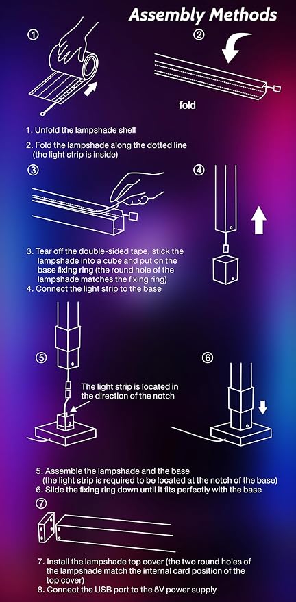 Flupuro ICRGB Corner Floor Lamp, DIY Floor Lamp with Music Sync and 16 Million Colors, Color Changing Standing Floor LED Lights for Bedroom Living Room Decor, Ambient Mood Lighting Gaming Accessories