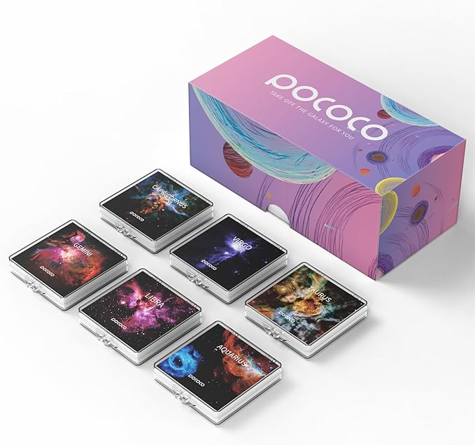 POCOCO Realistic Constellation-1 Series Discs, 5K Resolution, Realistic Patterns, 6 Pieces