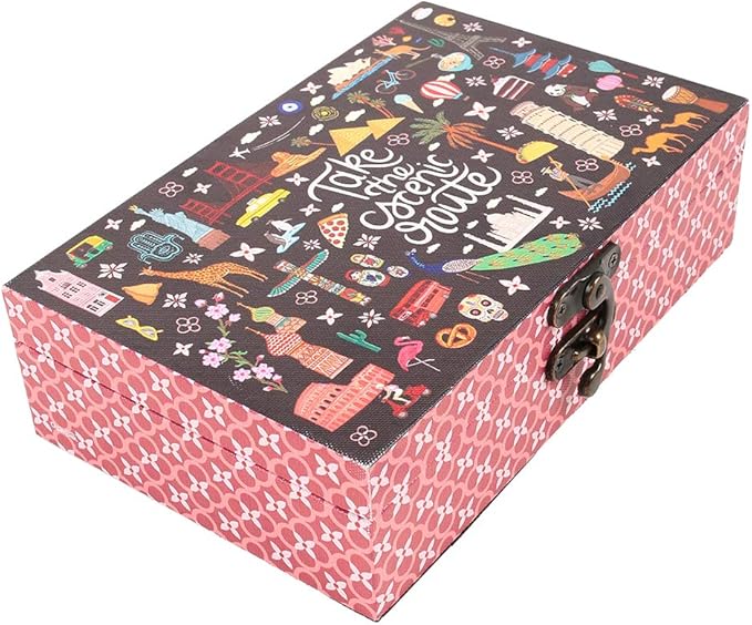 Chumbak Storage Boxes (Pink, Scenic Route)