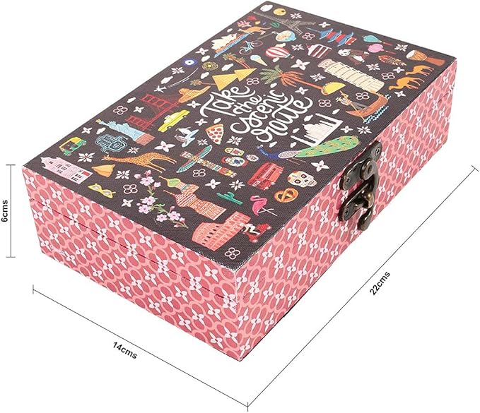Chumbak Storage Boxes (Pink, Scenic Route)