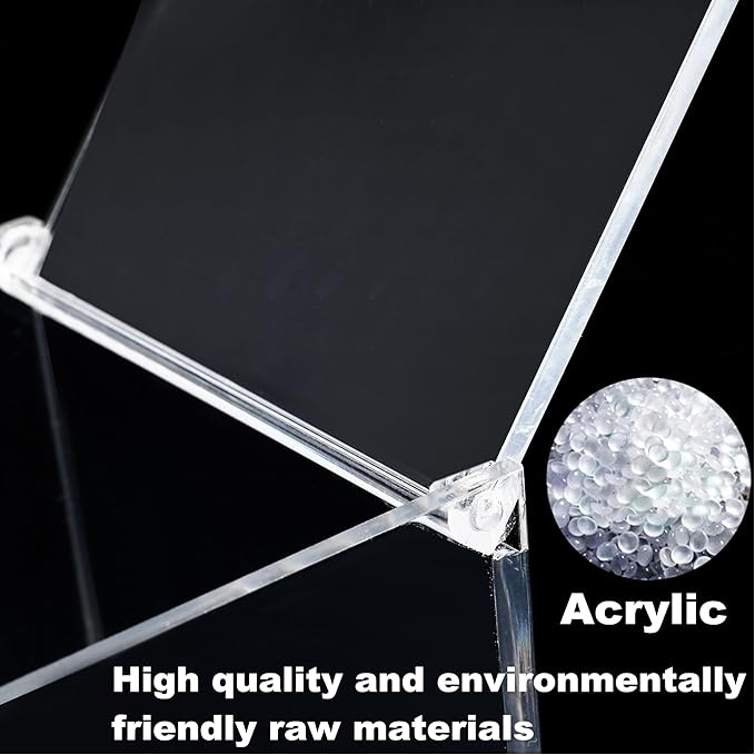 KissYou Acrylic Box Small Clear Display Box with Lid Storage Contanier Coffee Pod Holder Acrylic Laundry Dryer Sheet Holder