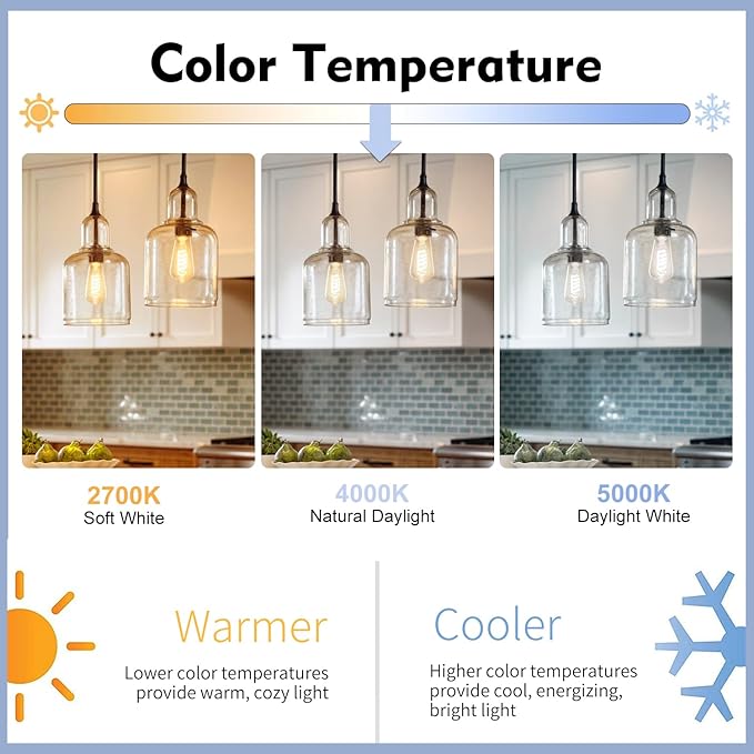 6-Pack Dimmable Vintage LED Edison Bulbs, E26 LED Bulb 60 Watt Equivalent, Neutral White 4000K, ST19/ST58 Antique Spiral Filament Decorative Light Bulb CRI 80.