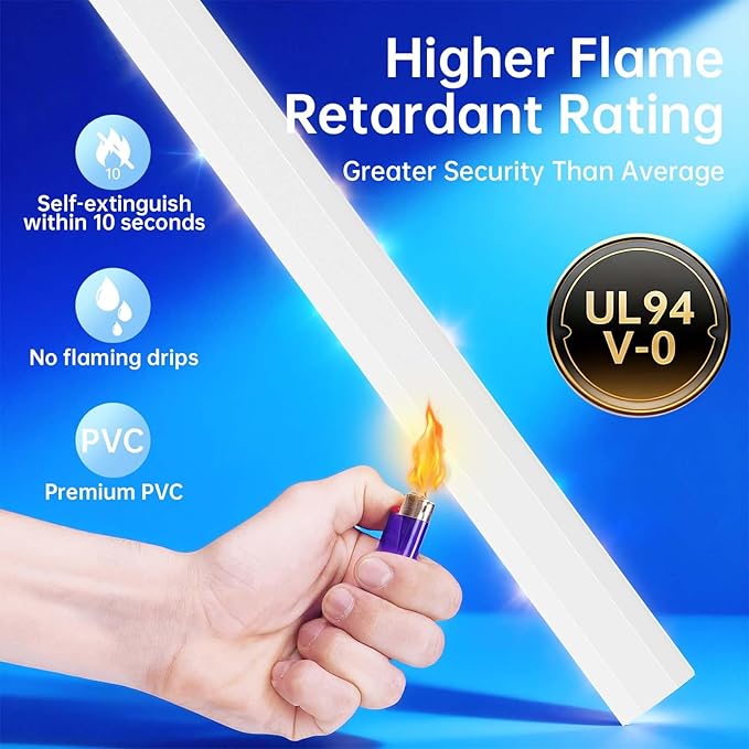 Delamu Cord Hider Wall, Cord Covers for 2-3 Wires, Easy Set up Cable Hider Wire Covers for Cords on Wall, Self-Adhesive Wire Hiders for TV on Wall, Cable Cover Management Kit, W1.0 H0.53in, White
