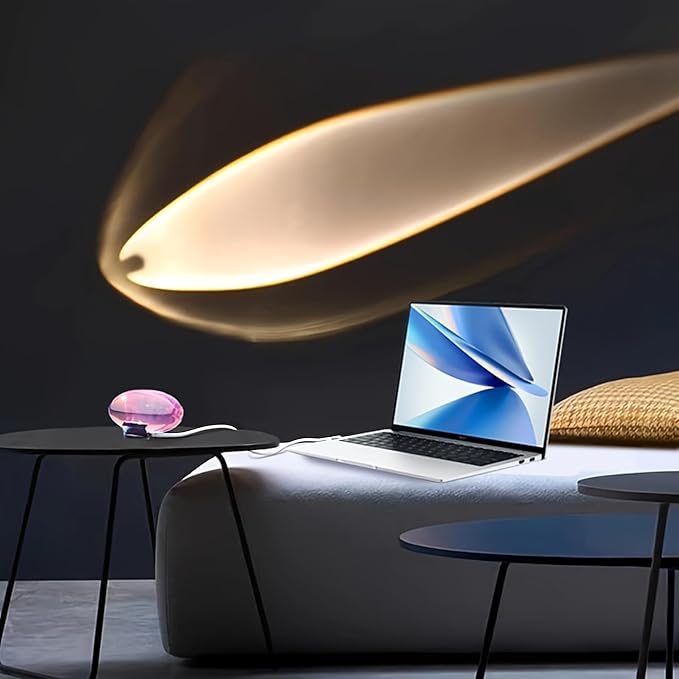 Angel Eye Projection Night Light – Adjustable Color Crystal Sunset Lamp, Decorative Table Décor for Creating a Stunning Crystal Atmosphere in Bedrooms and Living Room Gatherings