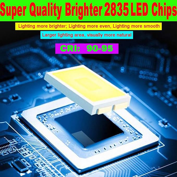 LED Strip Lights, SMD 2835 LED Strip, DC12V 1200LEDs 16.4Ft 26000LM High Density LED Light Strips Tube Waterproof IP67, 3 Times Brightness Than SMD3528 LED Strip, Blue