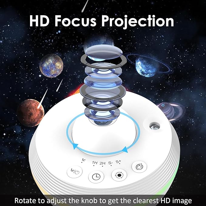 Galaxy Projector,13 in 1 HD Planetarium Star Projector for Bedroom,Star Projector Galaxy Light with Meteor Effects and Timer,LED Space Galaxy Lamp for Kids,Adults Bedroom Decoration,Ceiling,Gifts